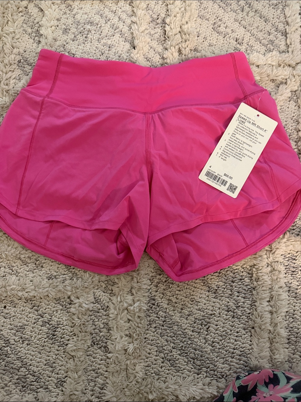 lululemon athletica Hot Pink Athletic Shorts size 4